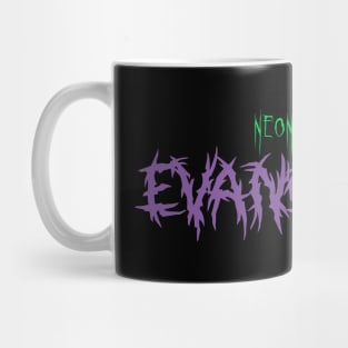 Evangelion metal band logo Mug